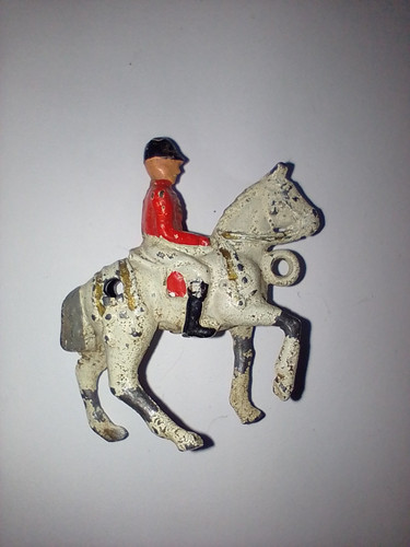Vintage lead toy soldier - lead,