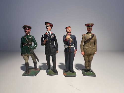Four model soldiers - model,