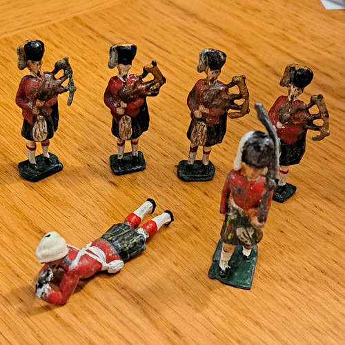 Painted lead british military - lead,