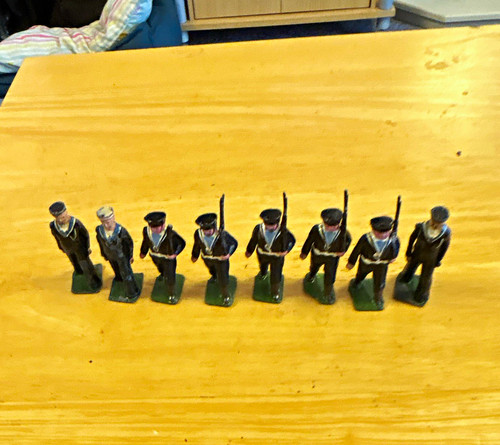 Painted lead toy soldier - painted,