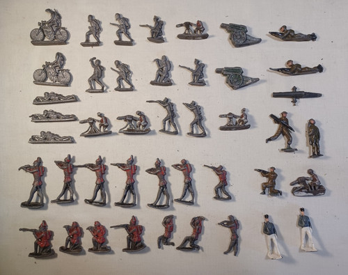 Vintage lead soldiers - lead,