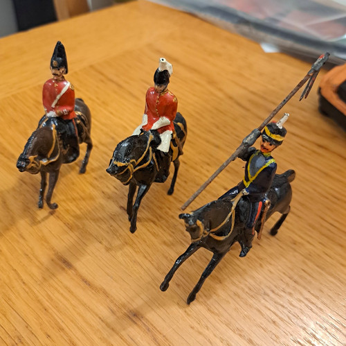 Vintage painted lead british - vintage,