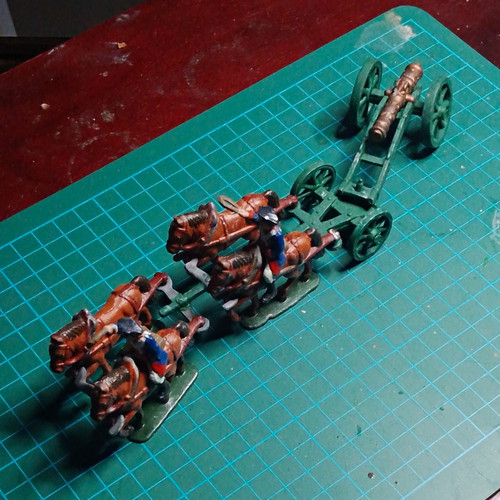 Painted lead toy - painted,
