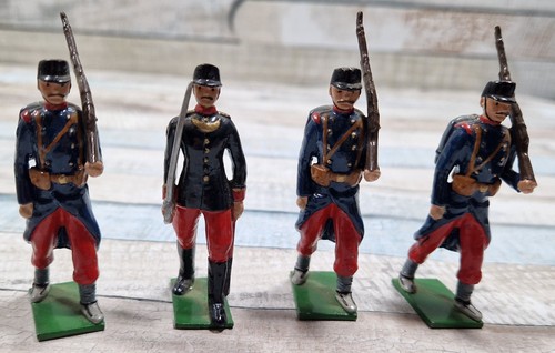 54mm lead painted soldiers - 54mm, x4