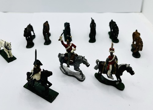 Vintage lead military horses - 7,