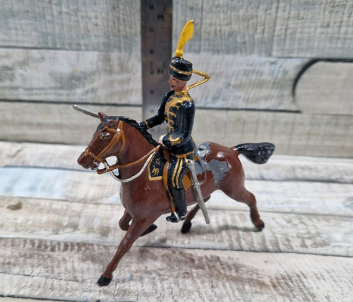 Britains 11th hussars mounted - britains,