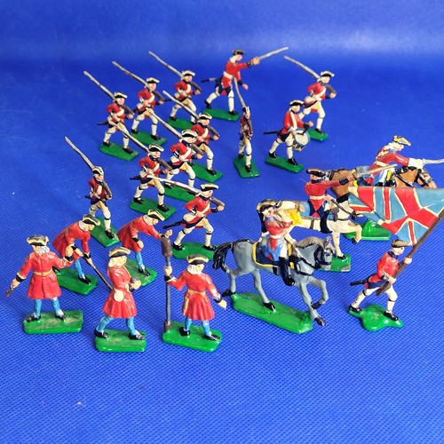 Flat lead toy soldiers british - flat,