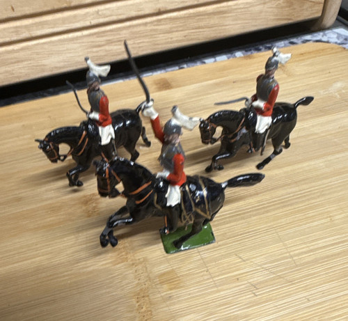 Vintage painted lead british - painted,