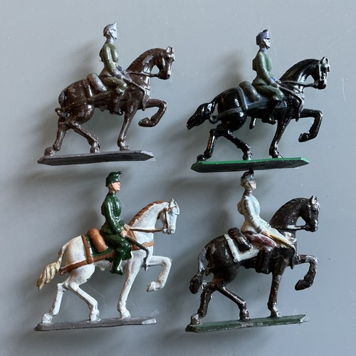 Vintage hand painted lead - hand,