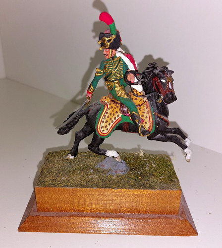 Painted lead cavalry military - cavalry,