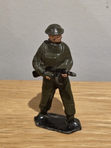 Vintage lead toy soldier - toy,