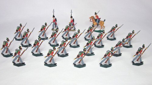 Lead flat soldiers - flat, 23