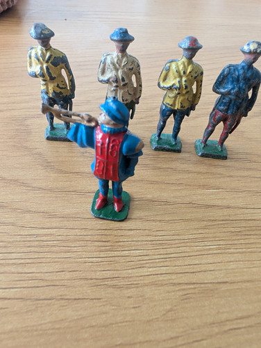 Painted lead metal toy - painted,
