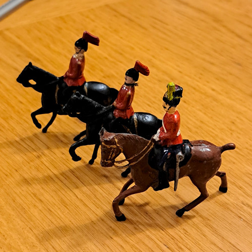 Painted lead british mounted - lead,