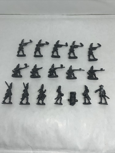 Solid lead toy soldiers - lead,