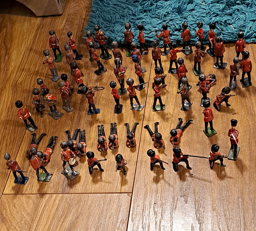Painted lead british - painted, redcoat