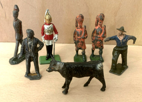 Vintage lead figures - vintage,