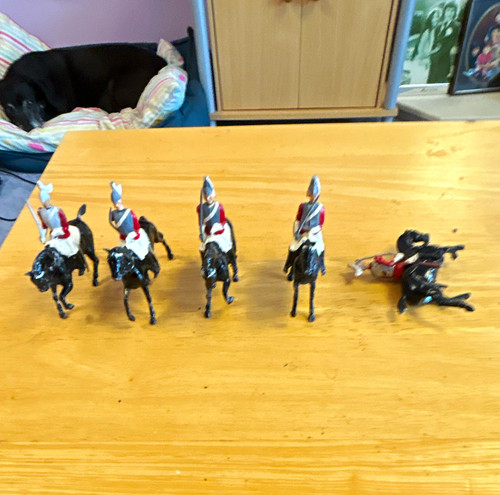 Painted lead britains toy - painted,