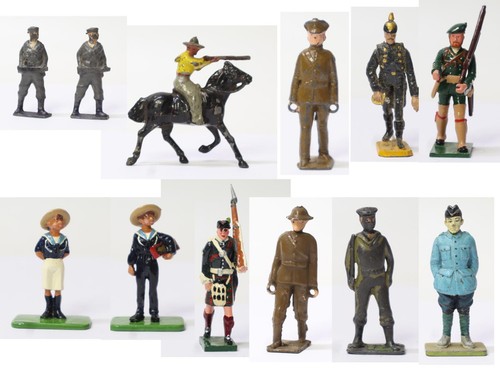 Vintage lead figures britains - vintage,