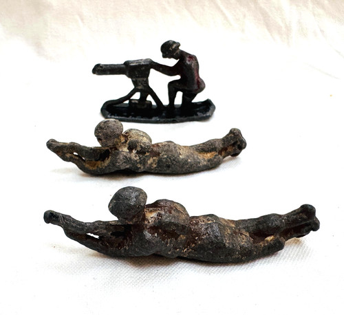 Antique ww1 lead - lead, soldiers
