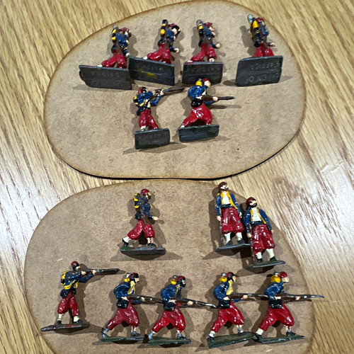 French painted lead toy - ,