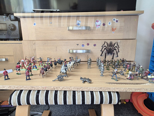 Britains painted lead toy - painted,