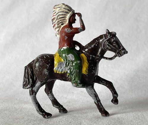 Vintage lead toy soldier - lead,