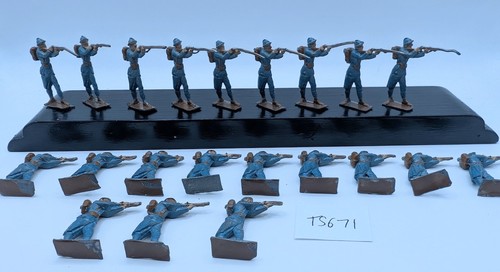 French infantry lead soldiers - french,