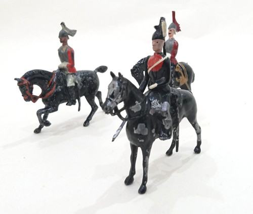 Britains lead mounted cavalry - mounted,