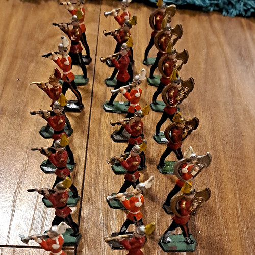 Painted lead british - british, redcoat