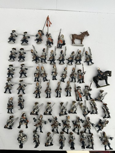 Lead soldier bundle 58 dutch - bundle,